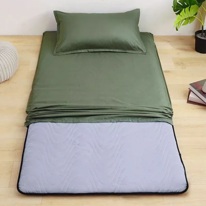 WASART 360° fully enclosed with zipper mattress protector cover couple/student single double bed sheet protection pad king size