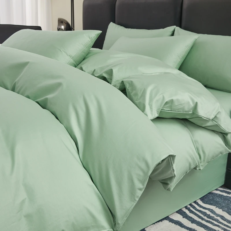 WASART Polyester cotton duvet cover with pillowcase cozy couple luxury bedding set quilt cover single double bed queen king size