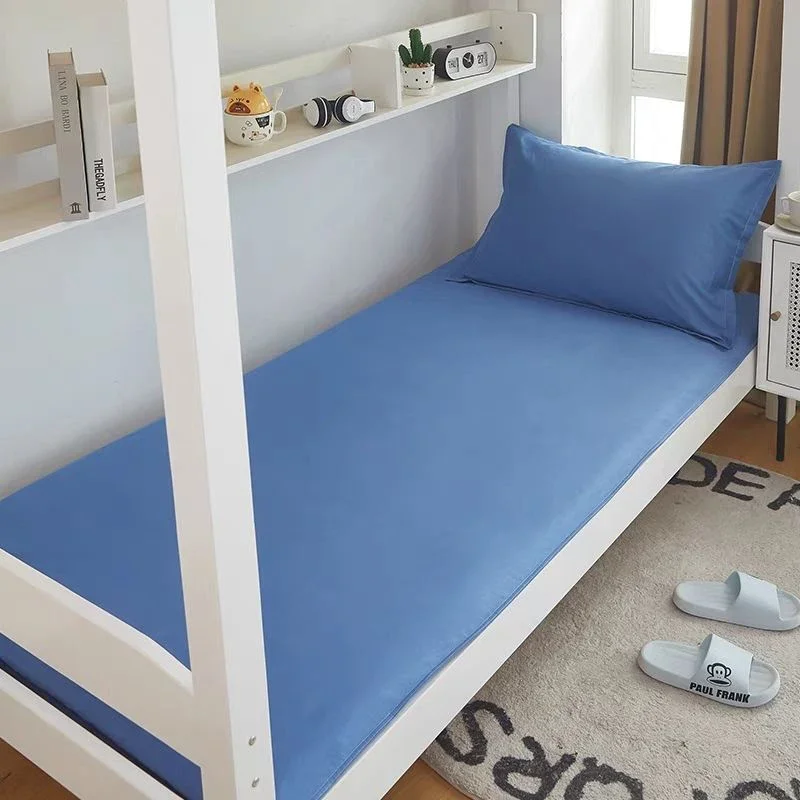 WASART 360° fully enclosed with zipper mattress protector cover couple/student single double bed sheet protection pad 90/150cm